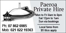 Paeroa Private Hire Paeroa Private Hire